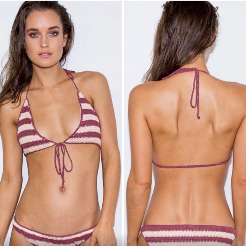 NWOT Somedays Lovin’ Revolve Crochet Bikini Top